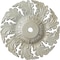 Ekena Millwork Needham Ceiling Medallion (Fits Canopies up to 4 1/4"), Hand-Painted Flash Blue, 14 5/8"OD x 2 1/4"P CM14NEFBS - alternate 1